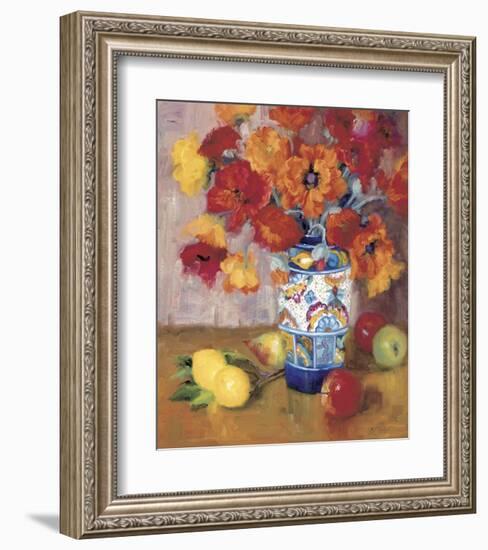 Poppies Galore-Bunny Oliver-Framed Art Print