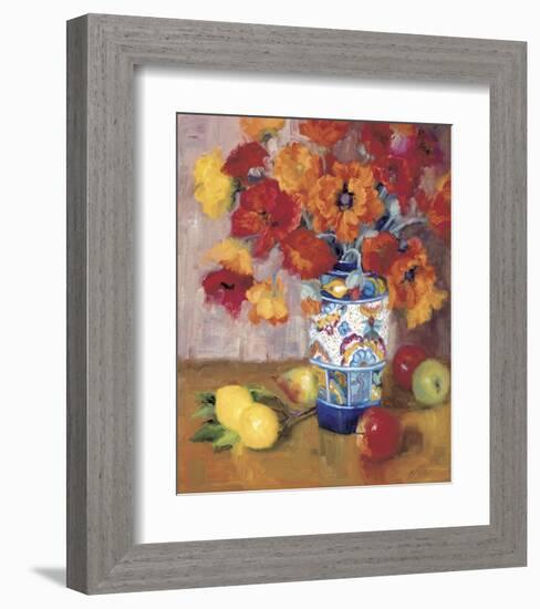 Poppies Galore-Bunny Oliver-Framed Art Print