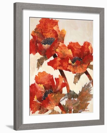 Poppies II-Joyce H^ Kamikura-Framed Giclee Print