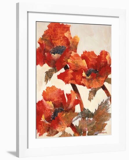 Poppies II-Joyce H^ Kamikura-Framed Giclee Print