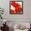 Poppies II-Luca Villa-Framed Art Print displayed on a wall