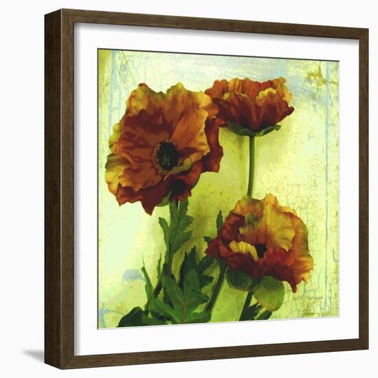 Poppies II-Herb Dickinson-Framed Photographic Print