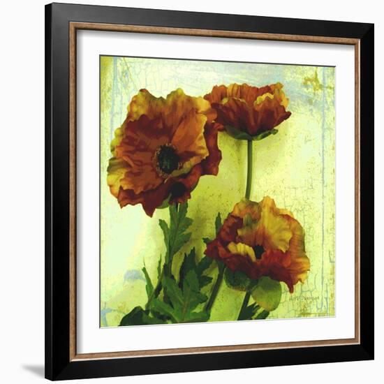 Poppies II-Herb Dickinson-Framed Photographic Print