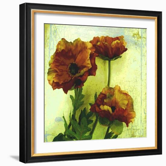 Poppies II-Herb Dickinson-Framed Photographic Print