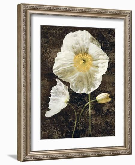 Poppies II-John Seba-Framed Art Print