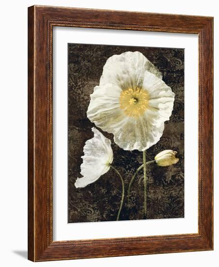 Poppies II-John Seba-Framed Art Print