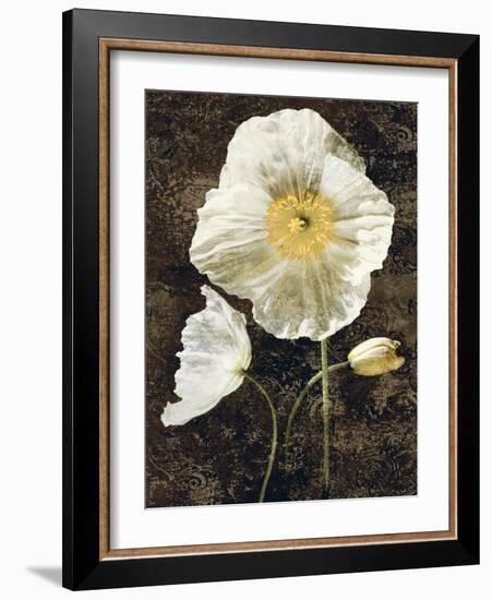 Poppies II-John Seba-Framed Art Print