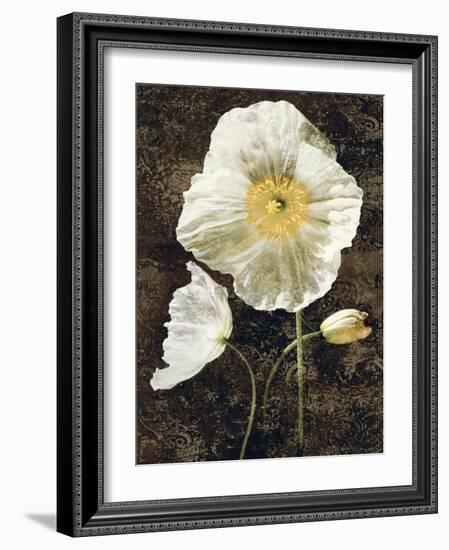 Poppies II-John Seba-Framed Art Print