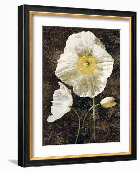 Poppies II-John Seba-Framed Art Print