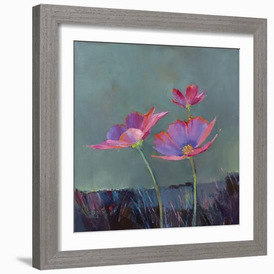 Poppies in Bloom II-Sarah Simpson-Framed Giclee Print