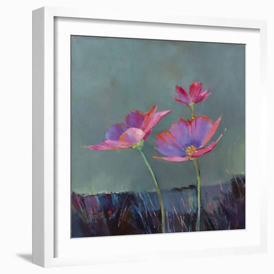 Poppies in Bloom II-Sarah Simpson-Framed Giclee Print