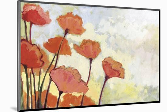 Poppies in Cream-Jennifer Lommers-Mounted Art Print