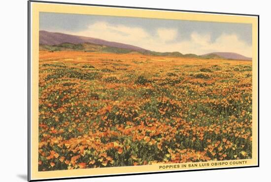 Poppies in San Luis Obispo-null-Mounted Art Print