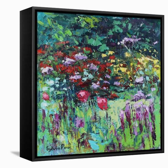 Poppies in the Garden, 2021 (oil on canvas)-Sylvia Paul-Framed Premier Image Canvas