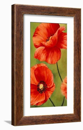 Poppies in the wind I-Luca Villa-Framed Giclee Print