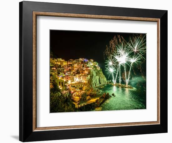 Poppies in Valle De Orcia, Tuscany, Italy-Nadia Isakova-Framed Photographic Print