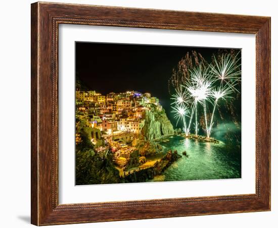 Poppies in Valle De Orcia, Tuscany, Italy-Nadia Isakova-Framed Photographic Print