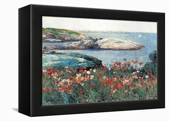 Poppies, Isle of Shoals-Childe Hassam-Framed Stretched Canvas