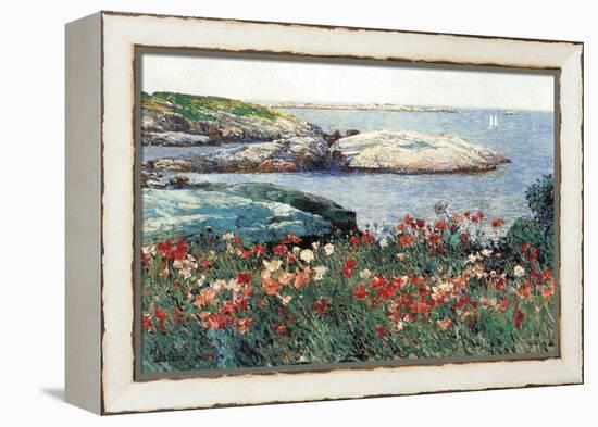 Poppies, Isle of Shoals-Childe Hassam-Framed Stretched Canvas