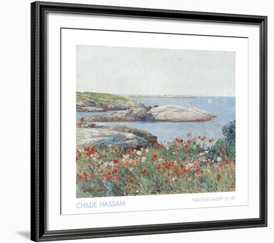 Poppies, Isles of Shoals, 1891-Childe Hassam-Framed Art Print