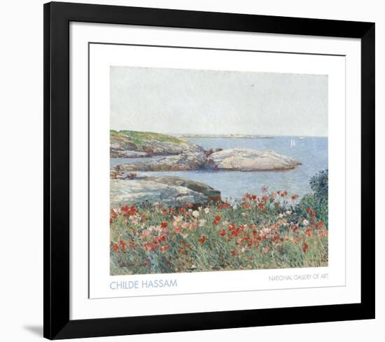 Poppies, Isles of Shoals, 1891-Childe Hassam-Framed Art Print