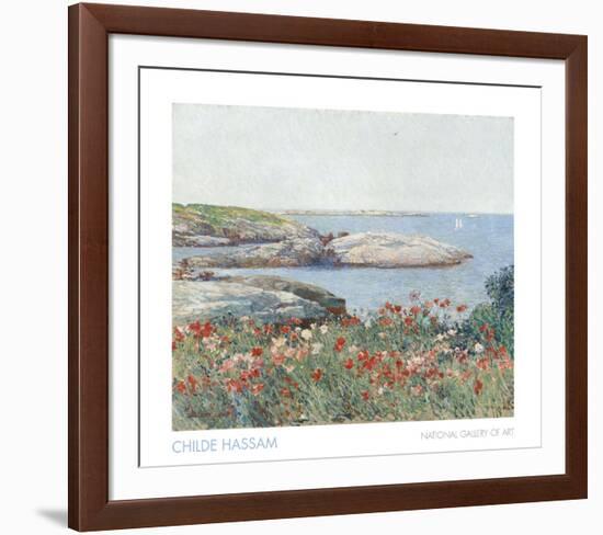 Poppies, Isles of Shoals, 1891-Childe Hassam-Framed Art Print