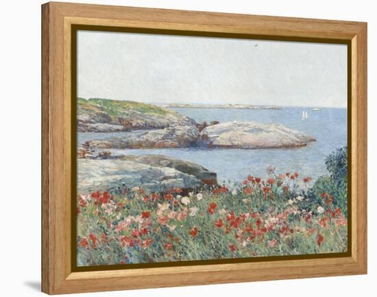 Poppies, Isles of Shoals, America, 1891-Childe Hassam-Framed Stretched Canvas