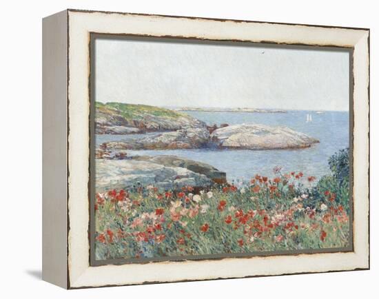 Poppies, Isles of Shoals, America, 1891-Childe Hassam-Framed Stretched Canvas