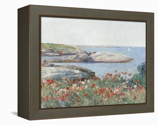 Poppies, Isles of Shoals, America, 1891-Childe Hassam-Framed Stretched Canvas