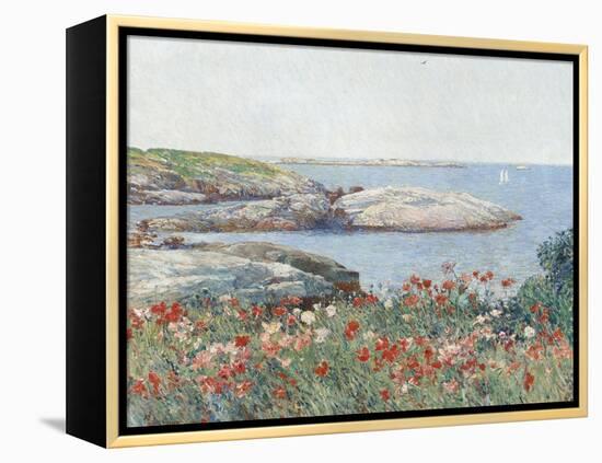 Poppies, Isles of Shoals, America, 1891-Childe Hassam-Framed Stretched Canvas