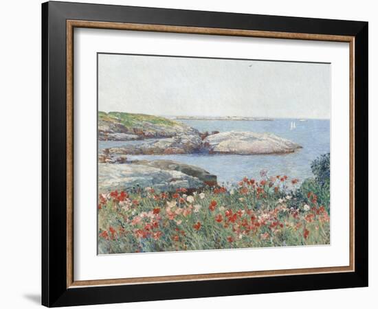 Poppies, Isles of Shoals, America, 1891-Childe Hassam-Framed Art Print