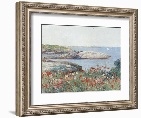 Poppies, Isles of Shoals, America, 1891-Childe Hassam-Framed Art Print