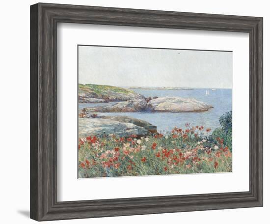 Poppies, Isles of Shoals, America, 1891-Childe Hassam-Framed Art Print