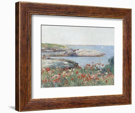 Poppies, Isles of Shoals, America, 1891-Childe Hassam-Framed Art Print