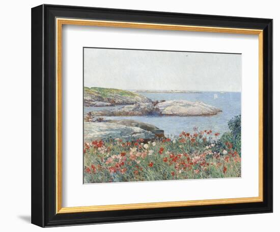 Poppies, Isles of Shoals, America, 1891-Childe Hassam-Framed Art Print