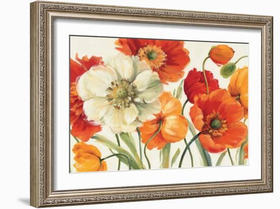 Poppies Melody I-Lisa Audit-Framed Art Print