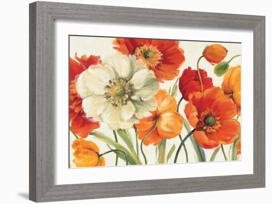 Poppies Melody I-Lisa Audit-Framed Art Print