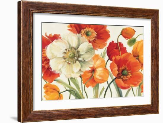 Poppies Melody I-Lisa Audit-Framed Art Print