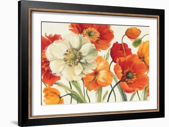 Poppies Melody I-Lisa Audit-Framed Art Print