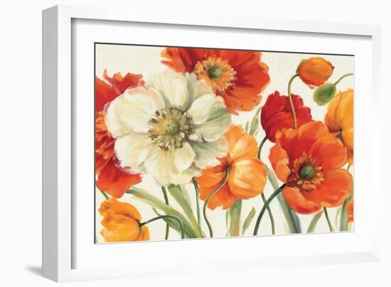 Poppies Melody I-Lisa Audit-Framed Art Print