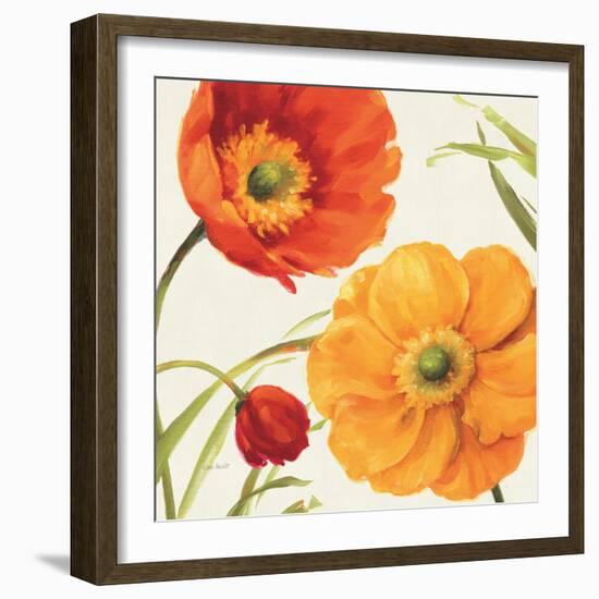 Poppies Melody II-Lisa Audit-Framed Art Print