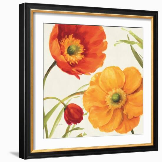 Poppies Melody II-Lisa Audit-Framed Art Print