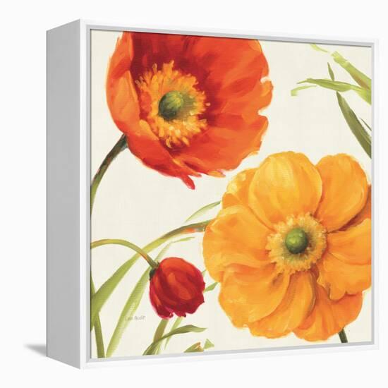 Poppies Melody II-Lisa Audit-Framed Stretched Canvas