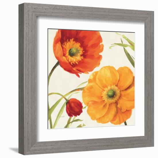 Poppies Melody II-Lisa Audit-Framed Art Print