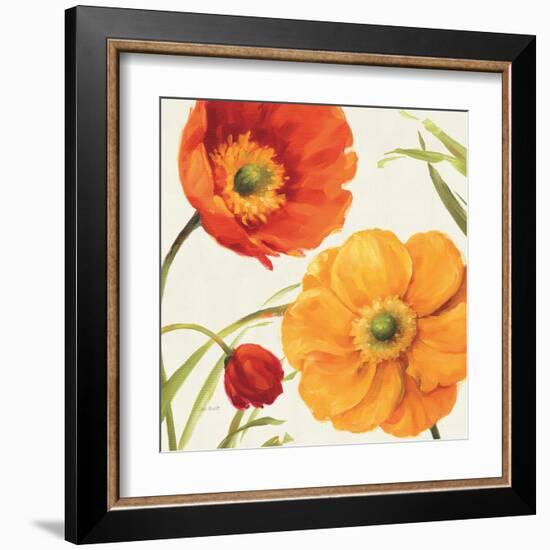 Poppies Melody II-Lisa Audit-Framed Art Print