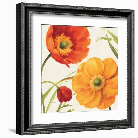 Poppies Melody II-Lisa Audit-Framed Art Print