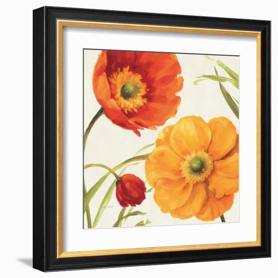 Poppies Melody II-Lisa Audit-Framed Art Print