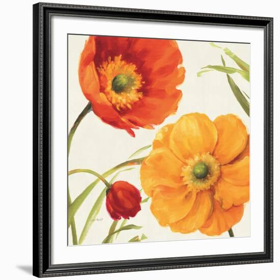 Poppies Melody II-Lisa Audit-Framed Giclee Print