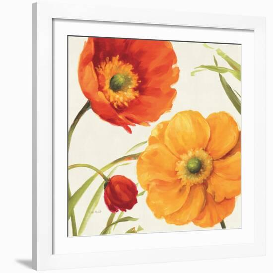 Poppies Melody II-Lisa Audit-Framed Giclee Print