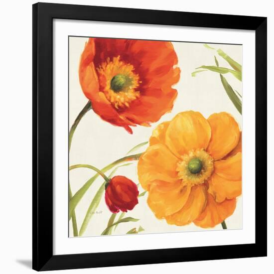 Poppies Melody II-Lisa Audit-Framed Giclee Print